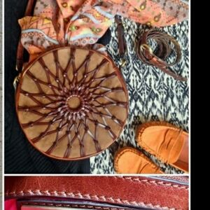 RARE JENNY BIRD NETTED CANTEEN BAG‎